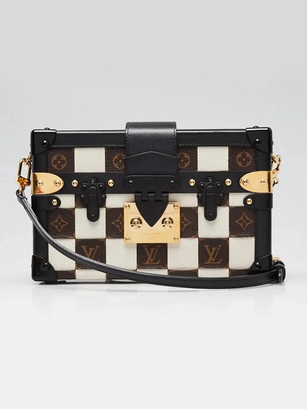 Louis Vuitton Monogram Damier Tressage Petite Malle Bag